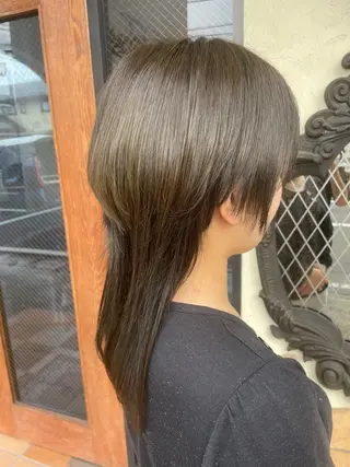 ロング hair make echo滿木あい花のヘアスタイル