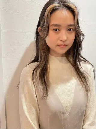 ロング カラー 高橋 愛美のヘアスタイル