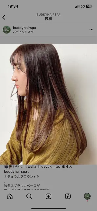 ロング カラー メンズ/透明感カラー しゅうとのヘアスタイル