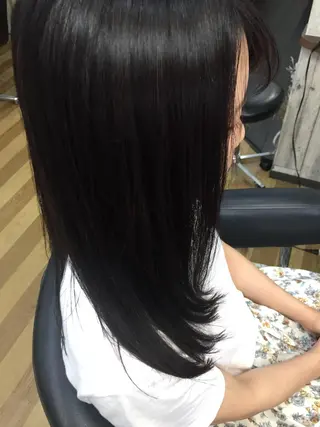カラー 中山 ルミ子のヘアスタイル