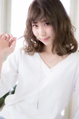 ミディアム カラー ヘアアレンジ 【滝川市 美容師】 髙橋昌也のヘアスタイル