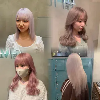 ロング カラー ⚜️ブリーチ× 透明感✨Hayatoのヘアスタイル