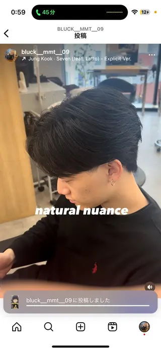 パーマ メンズ 韓国ヘア忠実再現/ 韓国ヘア/tomoのヘアスタイル