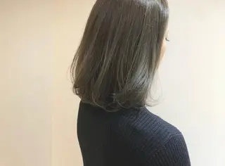 ミディアム カラー ヘアアレンジ 店長/ 加藤 流菜のヘアスタイル