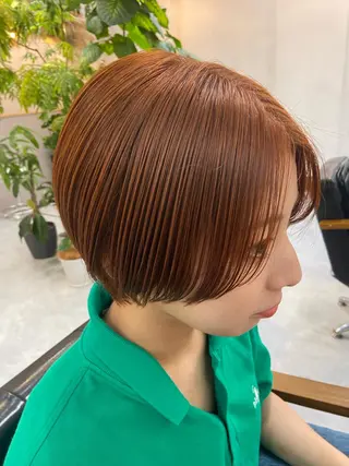 ショート カラー 田中 あやなのヘアスタイル