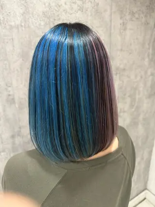 カラー 髪質改善×白髪ぼかし 美容師✂️武澤龍賀のヘアスタイル