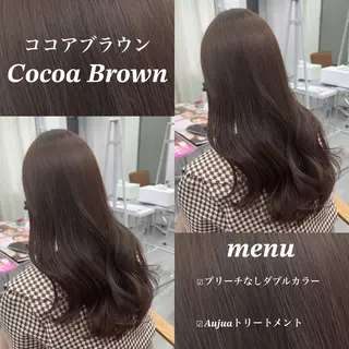 ロング カラー パーマ ヘアアレンジ ブリーチなしカラー /新百合ヶ丘/安形翔のヘアスタイル