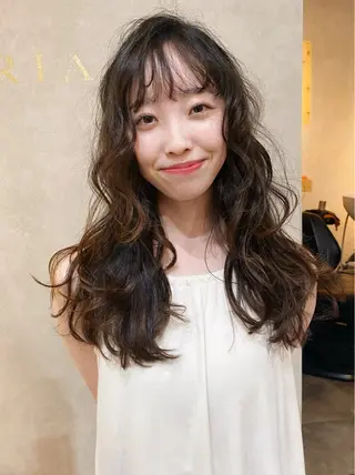 セミロング FERIA 緑地公園 ⭐️伏田愛奈⭐️のヘアスタイル