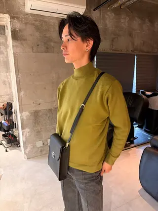 ミディアム パーマ メンズ メンズ特化 しゅうへいのヘアスタイル