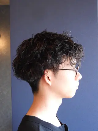 パーマ メンズ add-hair日下 翔太のヘアスタイル
