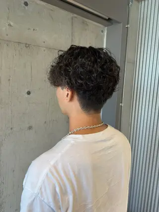ミディアム メンズ 柔め透明感血色カラー 暖色/レイヤー/ゆいのヘアスタイル