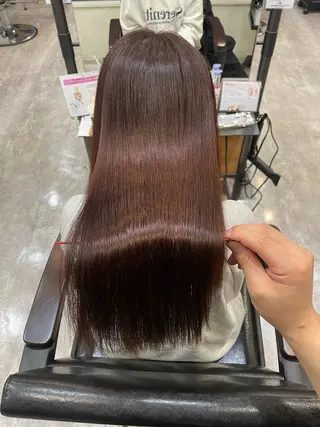 ロング カラー RIKU 髪質改善/縮毛矯正のヘアスタイル