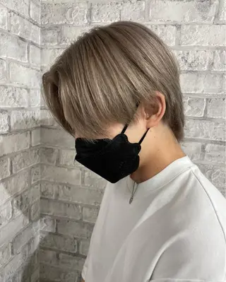 ミディアム カラー パーマ ヘアアレンジ メンズ キッズ ネイル マツエク・マツパ アイブロウ 歩くパワースポット 🦋KAHOのヘアスタイル