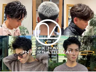 パーマ メンズ 畑中 香穂のヘアスタイル