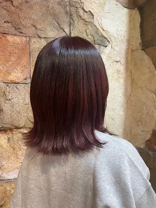 ミディアム カラー ar北千住 あやみのヘアスタイル