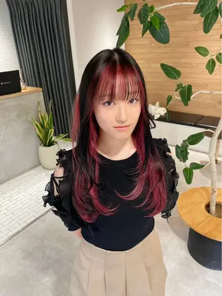 ロング FLEEK 安立徹のヘアスタイル