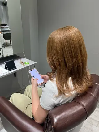 ミディアム 椿本 / Belle Vie / 五位堂のヘアスタイル