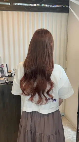 ロング パドゥプロン あんずのヘアスタイル