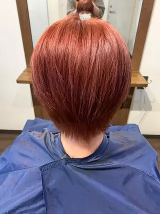 ショート カラー 透明感カラー/ブリー チ無し/瀧田恭平のヘアスタイル
