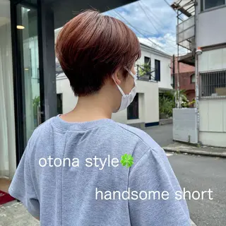 ショート カラー 黒崎 勝巳のヘアスタイル