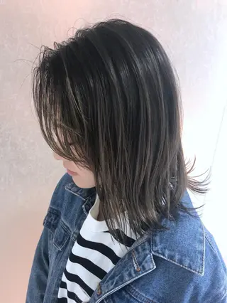 ミディアム カラー 髪質改善/艶髪 やまなかのヘアスタイル