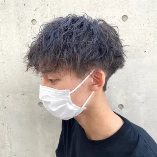 パーマ メンズ 堀江 優妃のヘアスタイル