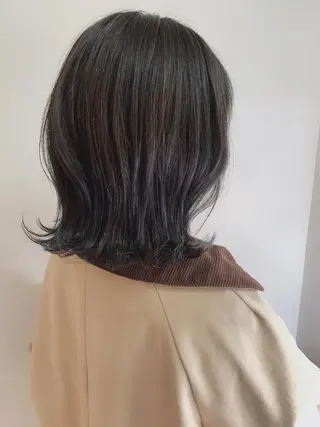 ミディアム カラー Saki💛心斎橋 レイヤー/艶髪のヘアスタイル