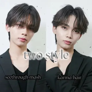 メンズ 岩佐 柚太のヘアスタイル