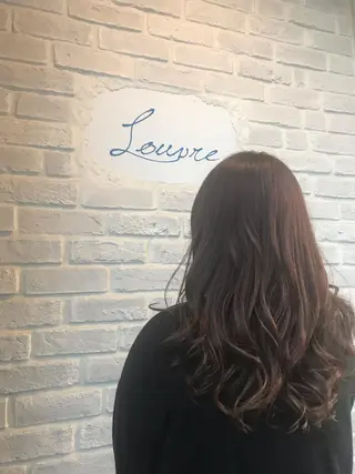 ロング カラー 長尾 桃佳のヘアスタイル
