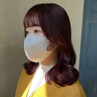 セミロング カラー ヘアアレンジ charme【 シャルム 】所属・ボブ/レイヤー/ nanamiのヘアスタイル