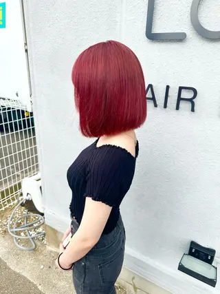 ショート カラー LOOP hairのヘアスタイル