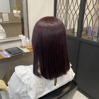 カラー 暖色🍎透明感カラー 🩵小林かりんのヘアスタイル