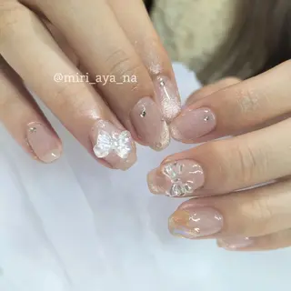 ネイル 新宿代々木/ちゅるん キレイめ/miriのネイルデザイン