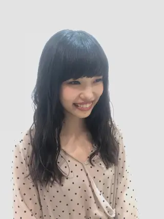 セミロング 瀧尻 涼のヘアスタイル