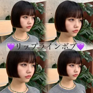 ミディアム AYAKA/名古屋/ 栄/ボブ/透明カラーのヘアスタイル