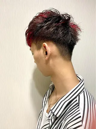 ショート カラー メンズ 水戸内原🐜 メンズ郡司裕紀のヘアスタイル