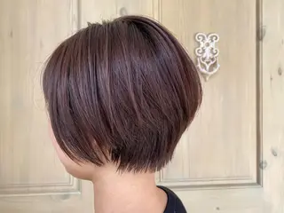 ショート カラー レイヤーカット/ 根本瑠実のヘアスタイル