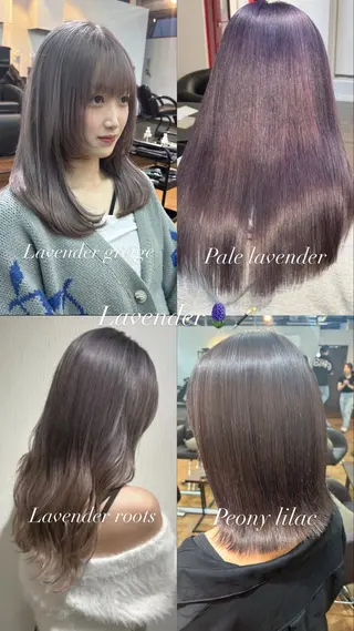 カラー 透明感ブラウン｜ レイヤー｜小寺 葵のヘアスタイル