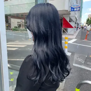 ロング 🦋韓国風カラー🦋 こうせい原宿のヘアスタイル