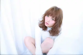 セミロング 縞田 健一のヘアスタイル