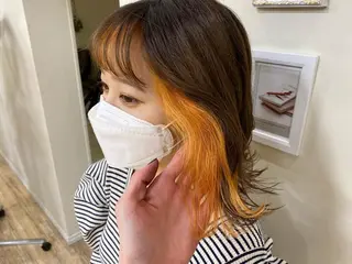 カラー SALOWIN栄 高須大貴のヘアスタイル