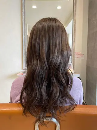 ロング カラー 小顔/似合わせカット 杉山莉菜のヘアスタイル