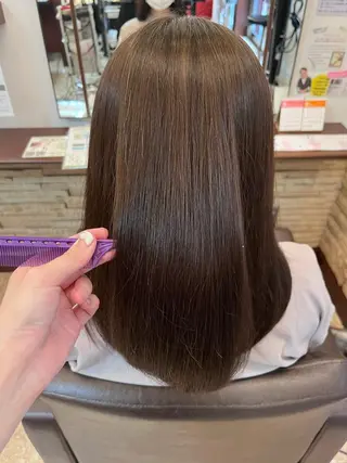 セミロング カラー ロングレイヤー 🤍山内　飛鳥🤍のヘアスタイル