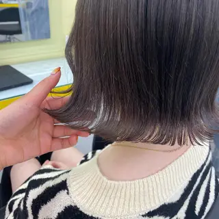 セミロング カラー ヘアアレンジ mai🍑暖色カラー /レイヤー💖のヘアスタイル