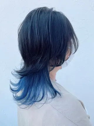 セミロング カラー Le rond吹田店のヘアスタイル