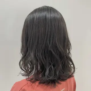 セミロング カラー 🎀透明感カラー🎀 mikaのヘアスタイル