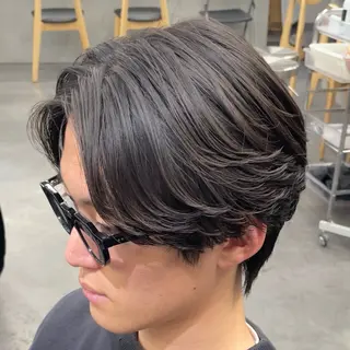 ミディアム パーマ ヘアアレンジ メンズ fifth 石川 凪のヘアスタイル