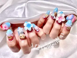 ネイル 長さだし専門店 M2　rikaのネイルデザイン