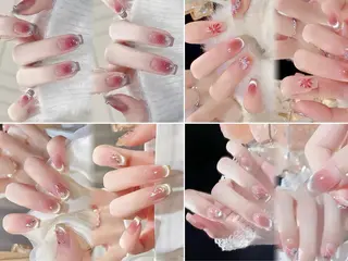 ミディアム Hanaai Salon新宿店のネイルデザイン