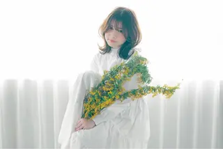 セミロング カラー 小野 和摩のヘアスタイル